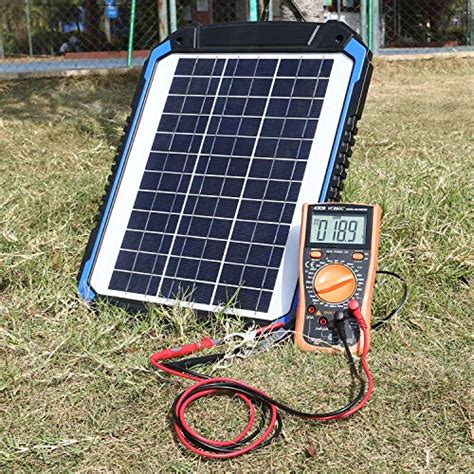 SUNER POWER 12V Solar Car Battery Charger & Maintainer - Portable 12W ...