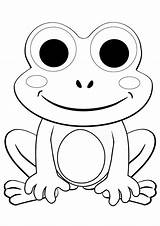Frog Coloring Pages  coloring Cartoon sketch template