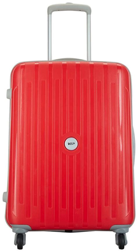 Buy VIP Medium Size Hard Luggage Bag ( Red , 4 Wheels ) Online at Low ...