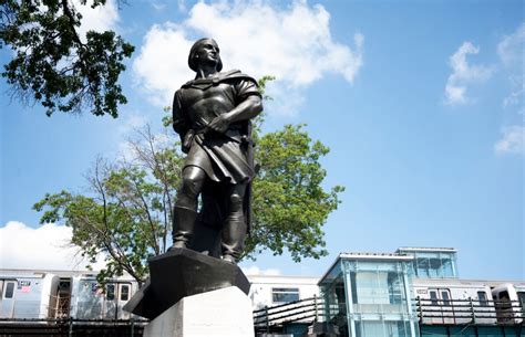 Christopher Columbus Statue Taken Down in Buffalo, New York