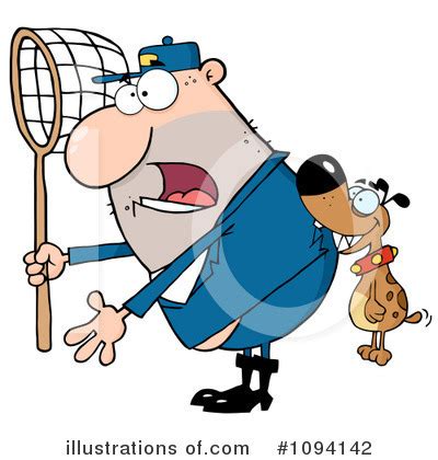 Dog Catcher Clipart #1094142 - Illustration by Hit Toon