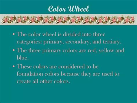 PPT - Color Wheel PowerPoint Presentation, free download - ID:6686750