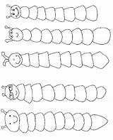 Inchworm Coloring Page sketch template