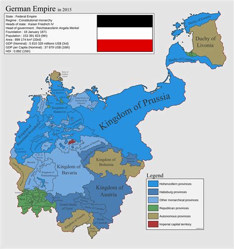 German Empire in 2015 : r/imaginarymaps