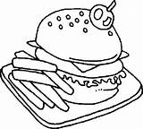 Junk Food Coloring Pages  Home sketch template
