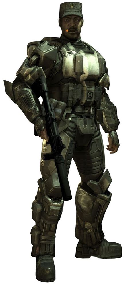 Sgt Avery Johnson Halo Video Game, Halo Game, Video Game Art, Halo 3 Odst, Halo 1, Halo Armor ...