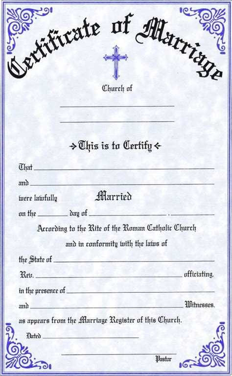 Marriage Certificate