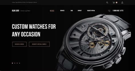 Watch : Free Watches Website Template (PSD)