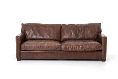 Distressed Leather Sofa Bed