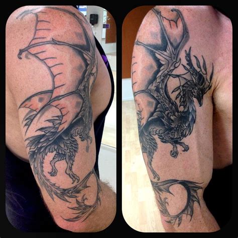 Healed water dragon...by Gauge~ | S tattoo, Traditional tattoo, Blackwork tattoo