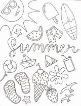 Summer Coloring Pages sketch template