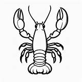 Lobster outline Black And White Cute coloring Book  Premium AI sketch template
