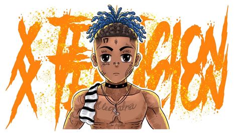 Drawing X Tentacion anime - YouTube