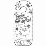 Christmas Door Coloring Pages Sketch Page sketch template