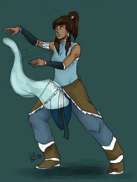 Korra waterbending by LilyScribbles on DeviantArt