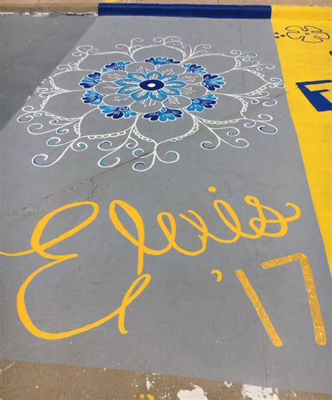 High School Seniors Express Themselves By Painting Their Parking Spot ...