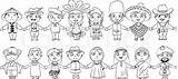 Cultural Diversity Coloring Pages sketch template