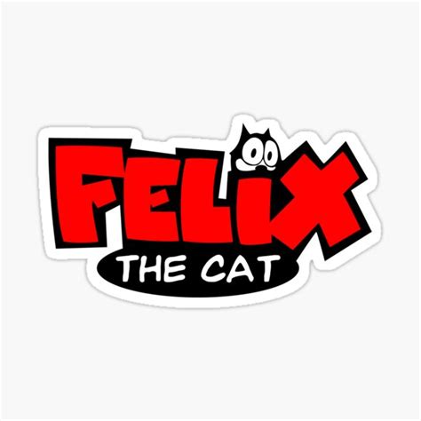 "Felix the cat Felix the black cat" Sticker for Sale by jejpopkat ...