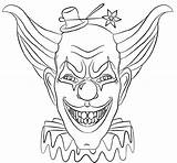 Scary Clown Coloring Pages Halloween  Educative Printable sketch template