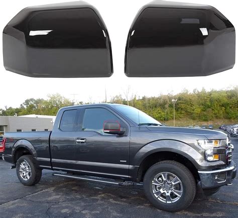 Amazon.com: ECOTRIC Top Half Upper Driver/Passenger Side View Gloss Black Mirror Covers for 2015 ...