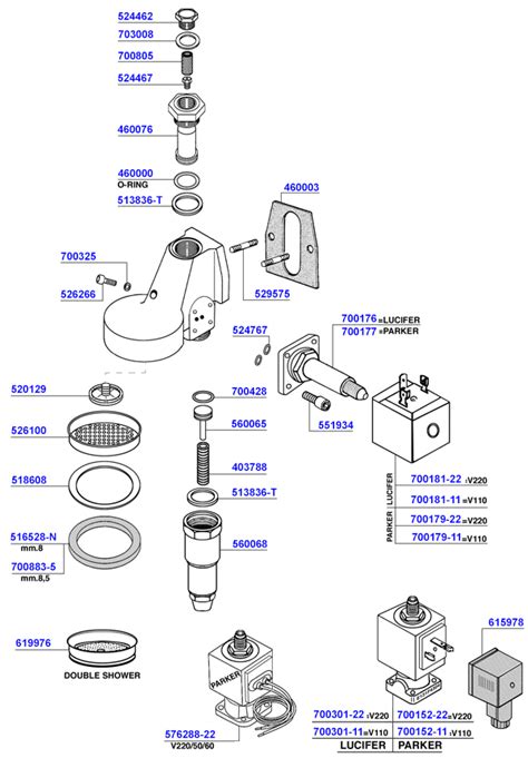 Group head e61 solenoid operated - ECM | Coffee Parts