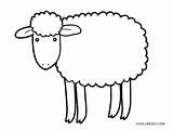 Sheep Coloring Page Full Size sketch template