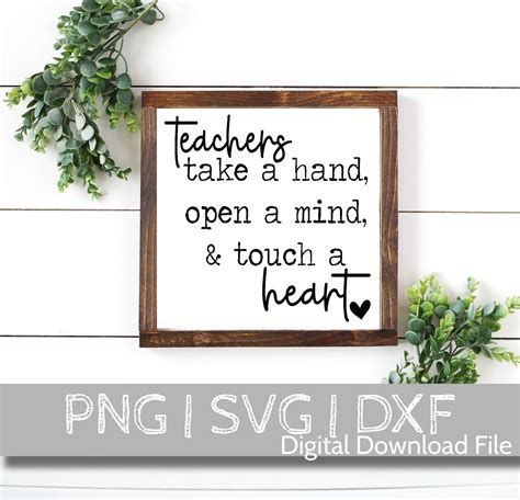 Teacher Quote SVG Teacher Svg Dxf Png Instant Download | Etsy