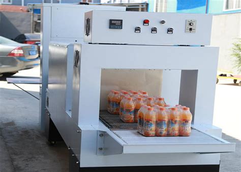 PE Film Shrink Packaging Equipment , Industrial Shrink Wrap Machine Long Life