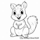 Squirrel Coloring Pages  Free & Printable sketch template