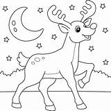 Reinder Coloring Pages sketch template