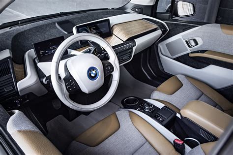 bmw i3 interior steering wheel dash with wood inserts | My Electric Car ...