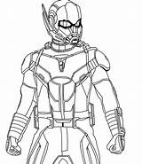 Wasp Avengers Coloring Page  Home sketch template