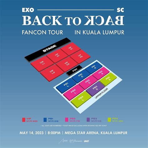 VIP C1 EXO-SC FanCon @ Sungei Wang Plaza KL (VIP center seat), Tickets ...