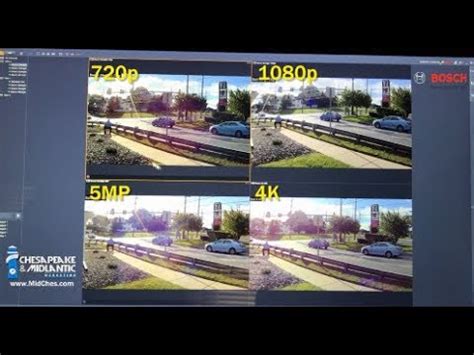 Security Camera Resolution Comparison: 720p, 1080p, 5MP, 4K, and 180 & 360 Panoramic 12MP - YouTube