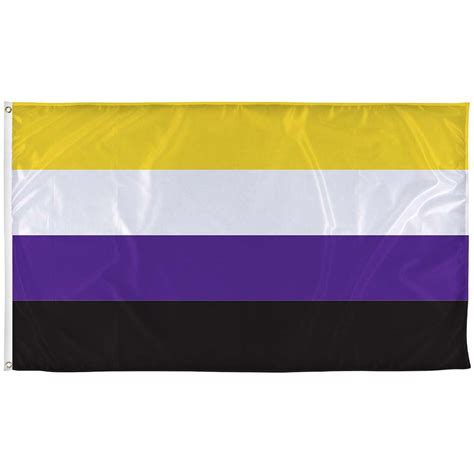 Nonbinary Pride Flag 3ft x 5ft | Free Shipping | Vispronet