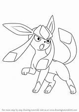 Printable Glaceon Coloring Pages sketch template