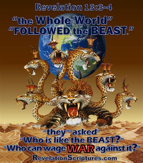 Revelation 13 - Beast, Image & Mark - Biblical Interpretation & Pictures!