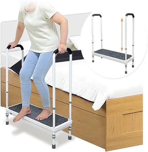 Step Stool with Handle for Elderly Medical Step Stools Seniors Handicap ...