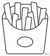 French Fries coloring Page  Free Printable Coloring Pages sketch template