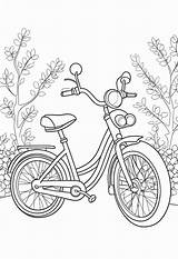 Bike Coloring Page For Kids – Color My Pages sketch template