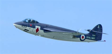 Picture of Hawker Sea Hawk Jet Fighter Plane and information