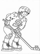 Hockey Coloring Pages To Print sketch template