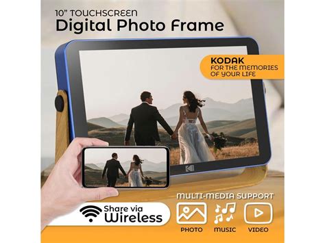 Kodak 10" WiFi Enable Rechargeable Digital Photo Frame RWF-108 (Blue) - Newegg.com