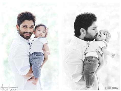 Allu Arjun Releases His Son Ayaan's Photos - Filmibeat