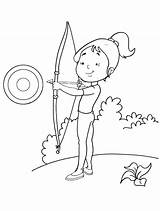 Coloring Archery Boy Printable Hellokids Results Sheets Coloringbay  sketch template