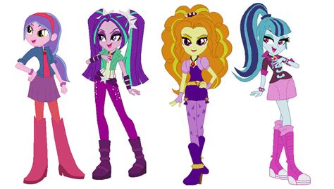 Equestria Girls - The Dazzlings' New Member by MapleStoryLoverGirl on DeviantArt