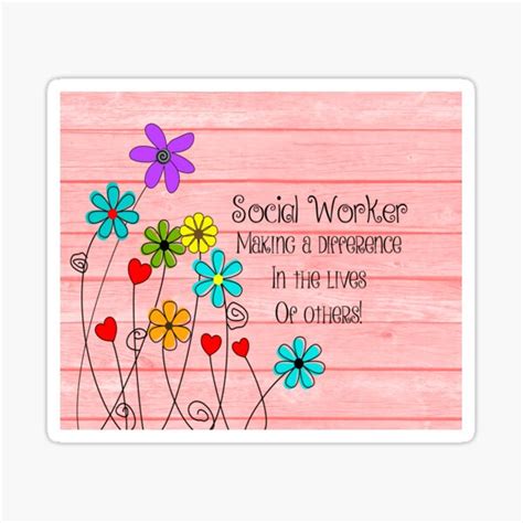 National Social Worker Month Stickers | Redbubble