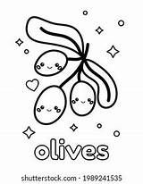Olive Coloring Page sketch template