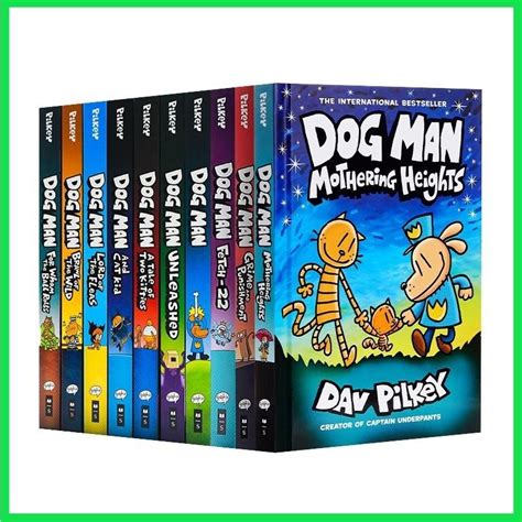 (11bks)Hardcover glossy paper Dog Man Mothering heights, Hobbies & Toys, Books & Magazines ...