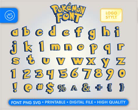 Pokemon Letters Printable